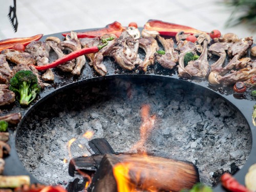 Каре ягненка на мангале