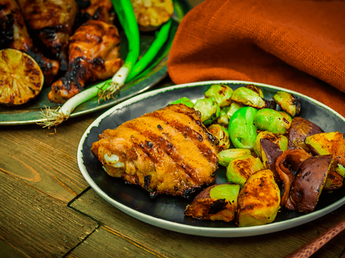 Курица по-американски в кленовом сиропе