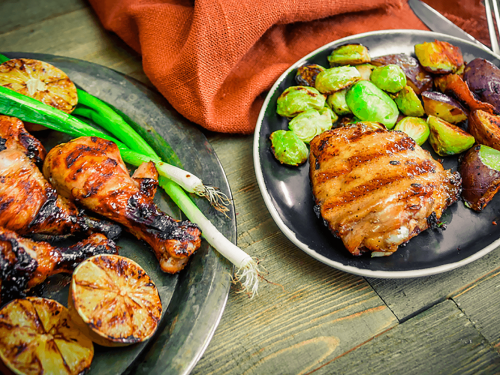 Курица по-американски в кленовом сиропе