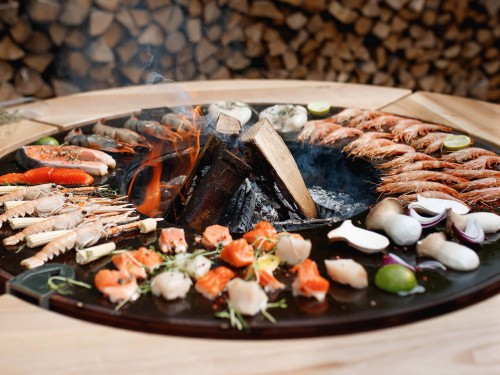 фото 1 Гриль мангал зі столом AHOS BIG SPHERE HIGH