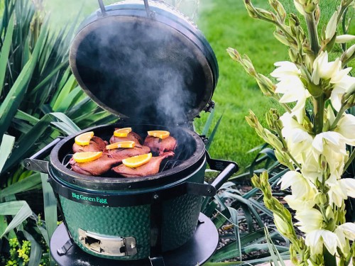 Копчені качині ніжки з апельсином