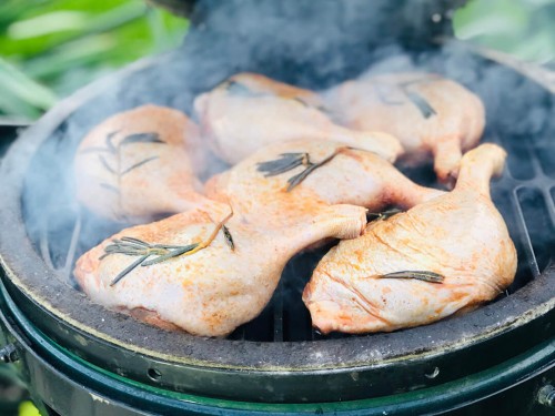 Копчені качині ніжки з апельсином