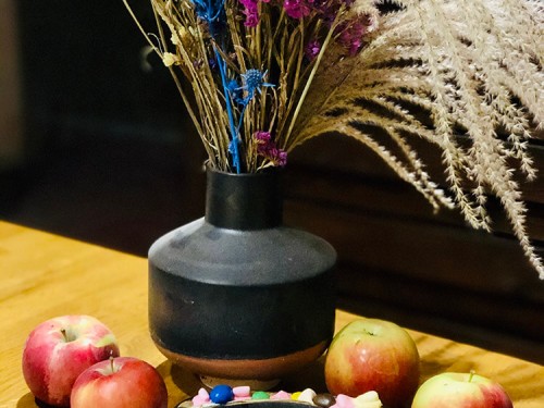 Десерты на гриле - бананы и яблоки с маршмелоу