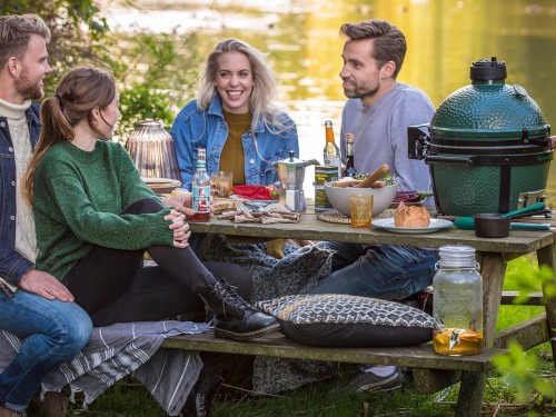 фото 1 Гриль вугільний керамічний BIG GREEN EGG MINI MAX