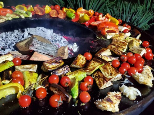 Овощи на мангале