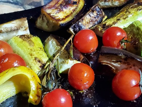 Овощи на мангале