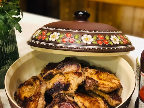 Цыплята на мангале