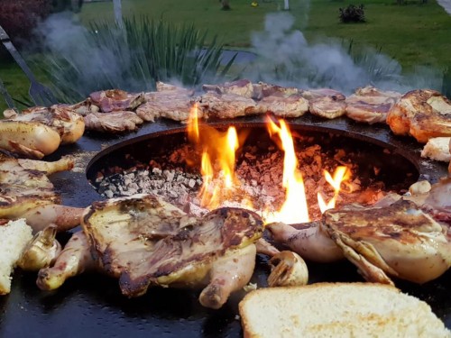 Цыплята на мангале