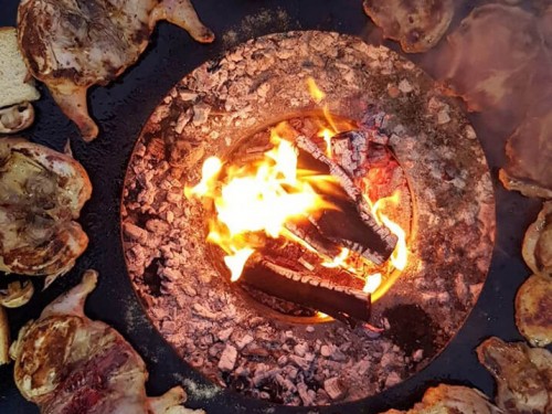 Цыплята на мангале