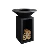 фото 1 Дров'яний гриль-вогнище OFYR CLASSIC STORAGE BLACK 85