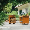 фото 2 Дров'яний гриль-вогнище OFYR CLASSIC STORAGE CORTEN 100 PRO