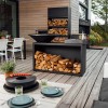 фото 4 Дровяной гриль-очаг OFYR ISLAND BLACK 100 CERAMIC DARK GREY