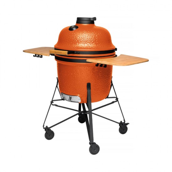 фото 2 Вугільний керамічний гриль-піч BergHOFF LARGE, помаранчевий