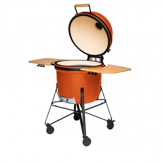 фото 3 Вугільний керамічний гриль-піч BergHOFF LARGE, помаранчевий