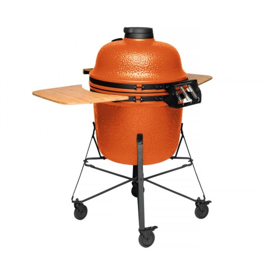 фото 4 Вугільний керамічний гриль-піч BergHOFF LARGE, помаранчевий