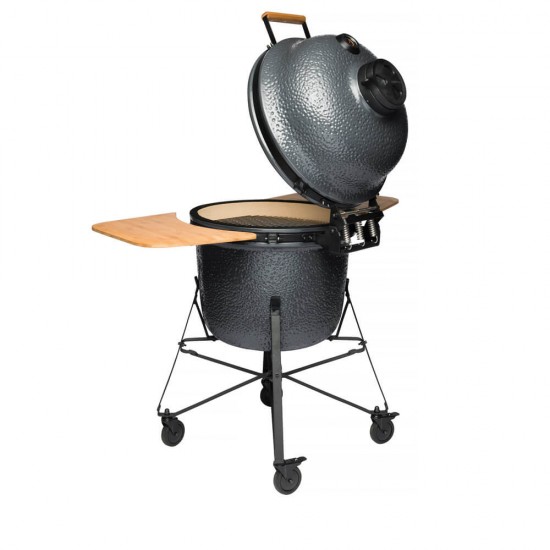 фото 7 Вугільний керамічний гриль-піч BergHOFF LARGE, сірий