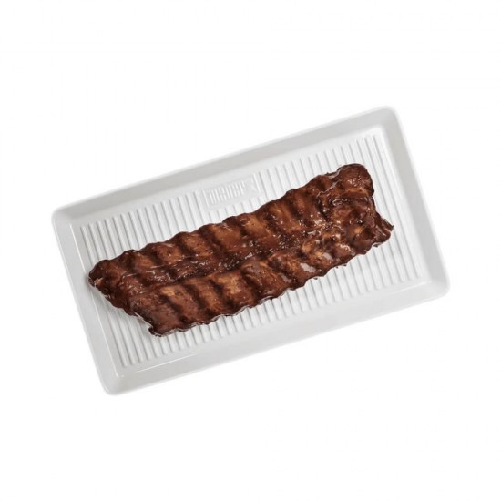 фото 7 Блюдо прямоугольное фарфоровое WEBER, 40x22 cм