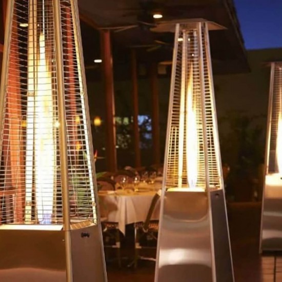 фото 3 Вуличний газовий обігрівач ACTIVA PYRAMIDE CHEOPS II WHITE