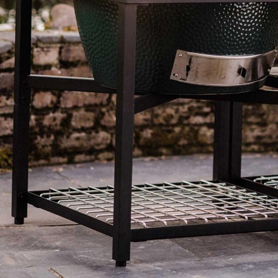 фото 7 Гриль BIG GREEN EGG LARGE + модульна система з полицями з акації на колесах