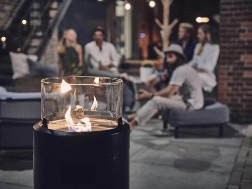 фото 6 Газовий вуличний камін Enders NOVA LED L Black