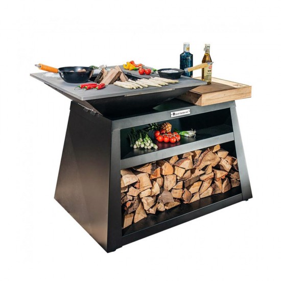 фото 1 Гриль-очаг Quan Medium Island, черный