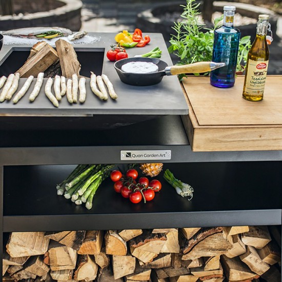 фото 4 Гриль-очаг Quan Medium Island, черный