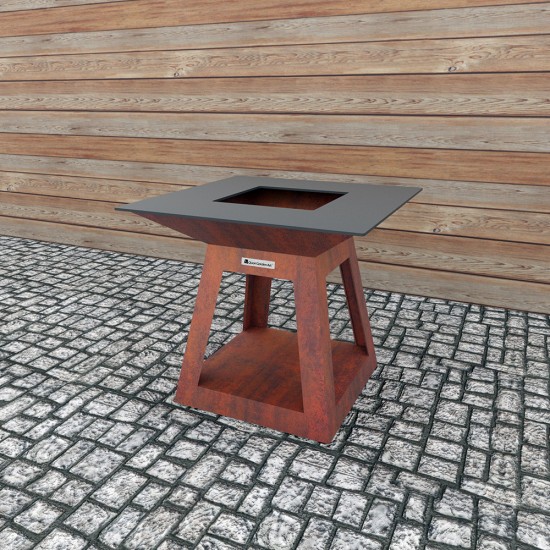 фото 2 Гриль-вогнище Quan Premium Large, коричневий