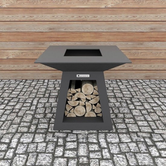 фото 3 Гриль-вогнище Quan Premium Large, чорний фото 3 Гриль-вогнище Quan Premium Large, чорний