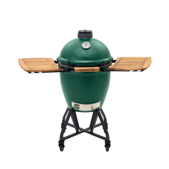 фото 1 Гриль BIG GREEN EGG LARGE на подставке с ручкой + деревянные крылья + решетка на 5 уровней фото 1 Гриль BIG GREEN EGG LARGE на подставке с ручкой + деревянные крылья + решетка на 5 уровней