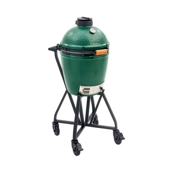фото 1 Гриль BIG GREEN EGG MEDIUM на підставці з ручкою + чохол + відсікач жару