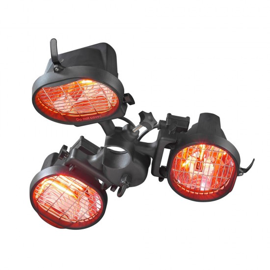 фото 1 Инфракрасный электрический обогреватель Eurom для зонтика, 3-х ламповый фото 1 Инфракрасный электрический обогреватель Eurom для зонтика, 3-х ламповый