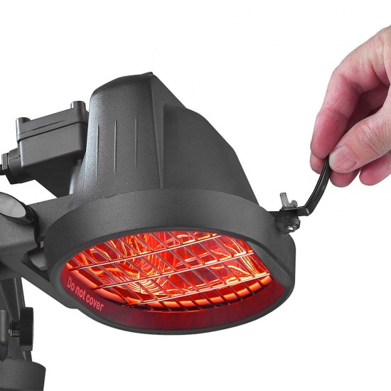 фото 2 Инфракрасный электрический обогреватель Eurom для зонтика, 3-х ламповый фото 2 Инфракрасный электрический обогреватель Eurom для зонтика, 3-х ламповый