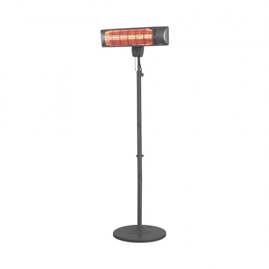 фото 1 Інфрачервоний електричний обігрівач Eurom навісний / вертикальний QT 1800S Golden