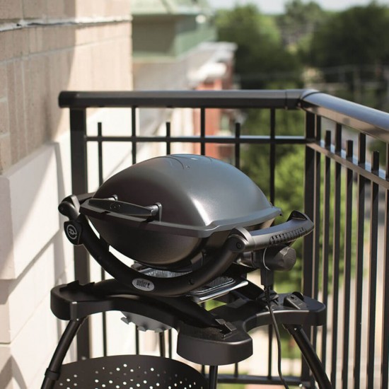 фото 6 Електричний гриль WEBER Q2400 на підставці