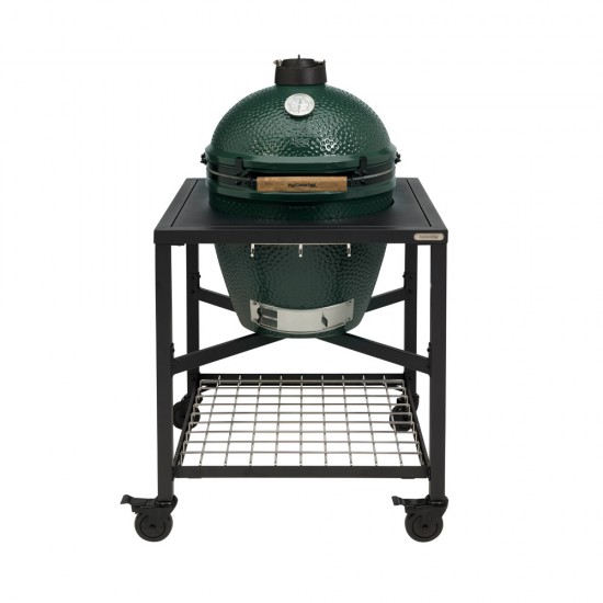 фото 1 Гриль BIG GREEN EGG LARGE в каркасному столі на колесах