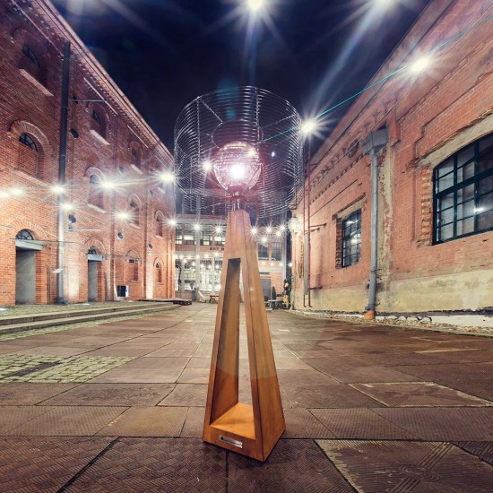 фото 2 Вуличний торшер Quan, коричневий