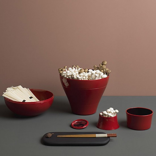 фото 11 Набір посуду MING CHINA RED