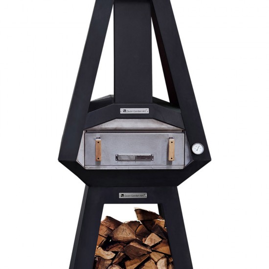 фото 2 Піч для піцци Quan, чорна