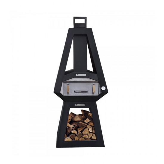 фото 1 Піч для піцци Quan, чорна