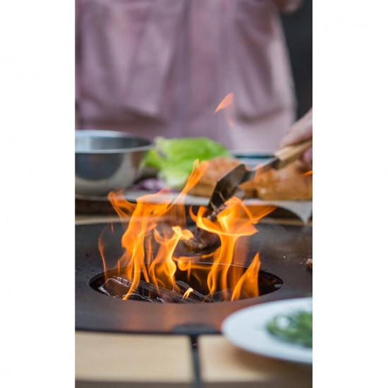 фото Барбекю-мангал UNO+ з столом UNO TABLE