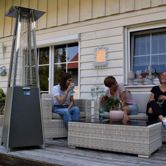 фото 7 Уличный газовый обогреватель  ACTIVA PYRAMIDE CHEOPS II GREY-BLACK