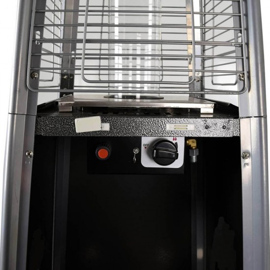 фото 4 Уличный газовый обогреватель  ACTIVA PYRAMIDE CHEOPS II GREY-BLACK