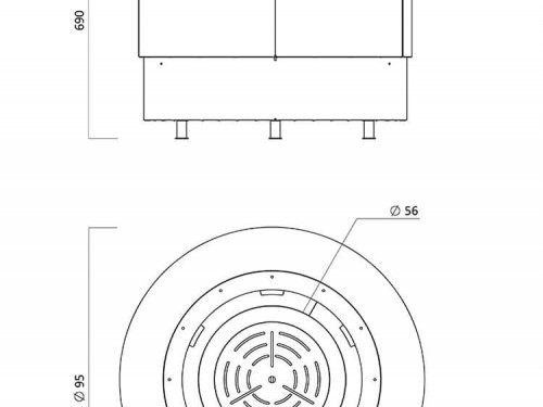 фото 5 Вогнищева чаша барбекю IRON + фото 5 Вогнищева чаша барбекю IRON +