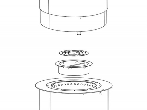 фото 6 Вогнищева чаша барбекю IRON + фото 6 Вогнищева чаша барбекю IRON +