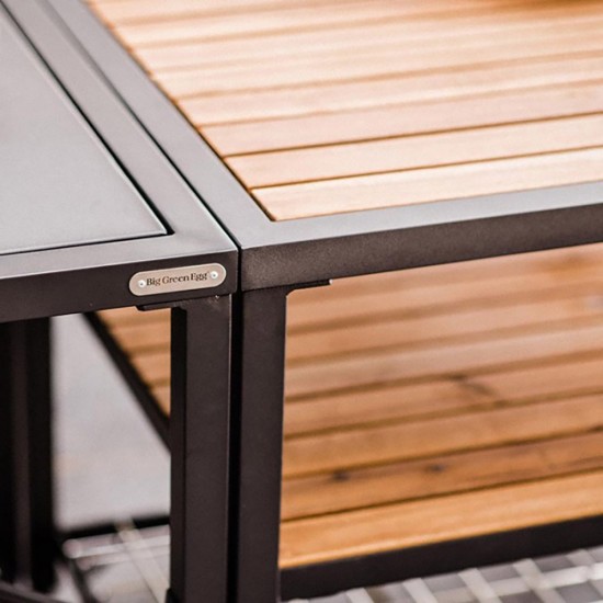 фото 6 Гриль BIG GREEN EGG LARGE + модульная система с полками из акации фото 6 Гриль BIG GREEN EGG LARGE + модульная система с полками из акации