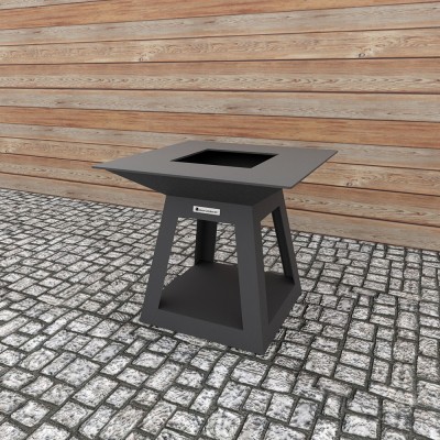 Гриль-вогнище Quan Premium Large, чорний Гриль-вогнище Quan Premium Large, чорний