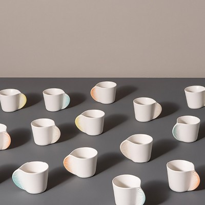 Набор кофейных чашек MORPHOSE JAUNE MIMOSA Набор кофейных чашек MORPHOSE JAUNE MIMOSA