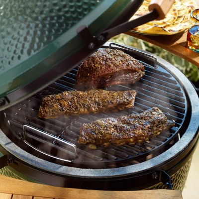 Чугунная решетка для BIG GREEN EGG MEDIUM с логотипом Чугунная решетка для BIG GREEN EGG MEDIUM с логотипом