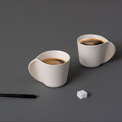 Набор кофейных чашек MORPHOSE GRIS PERLE Набор кофейных чашек MORPHOSE GRIS PERLE