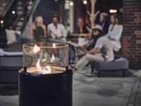 Газовый уличный камин Enders NOVA LED L Black